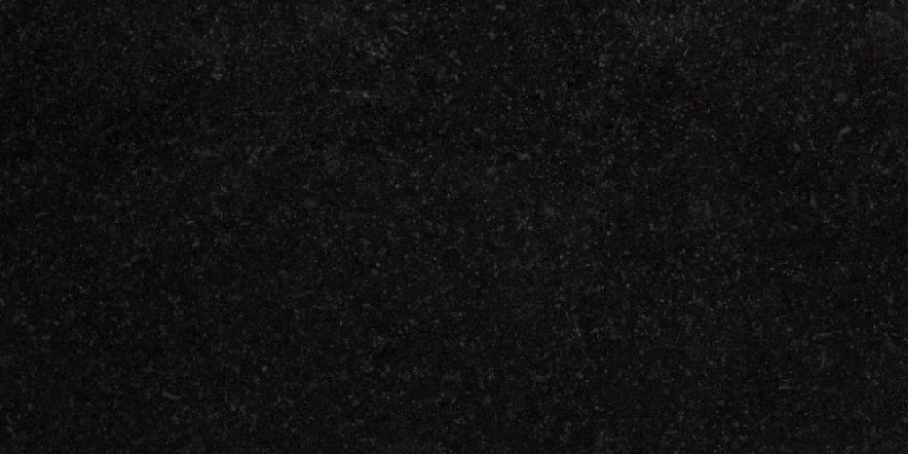 Graniet keukenblad in de kleur Nero Zimbabwe van Sined met een volledig zwarte toon.