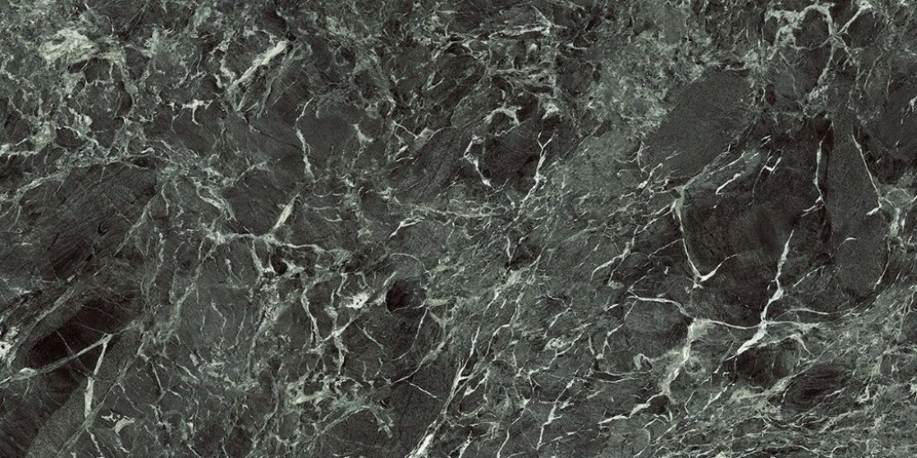 Keramiek keukenblad in de kleur Verde France van Infinity Surface met een donker groene oppervlak.