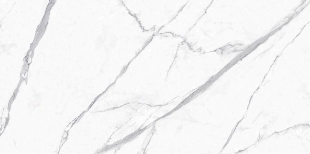 Keramiek keukenblad in de kleur Extra Statuario van Infinity Surface met een licht kleur met aderen.