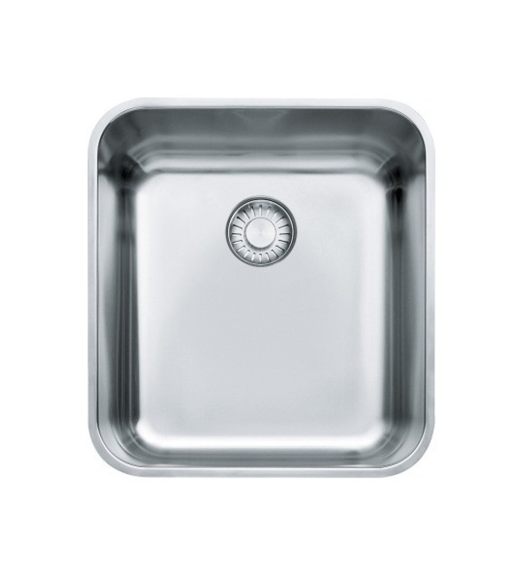 Franke Largo LAX 110‑36 RVS spoelbak, binnen 36×36 cm, buiten 50×44 cm, RVS.