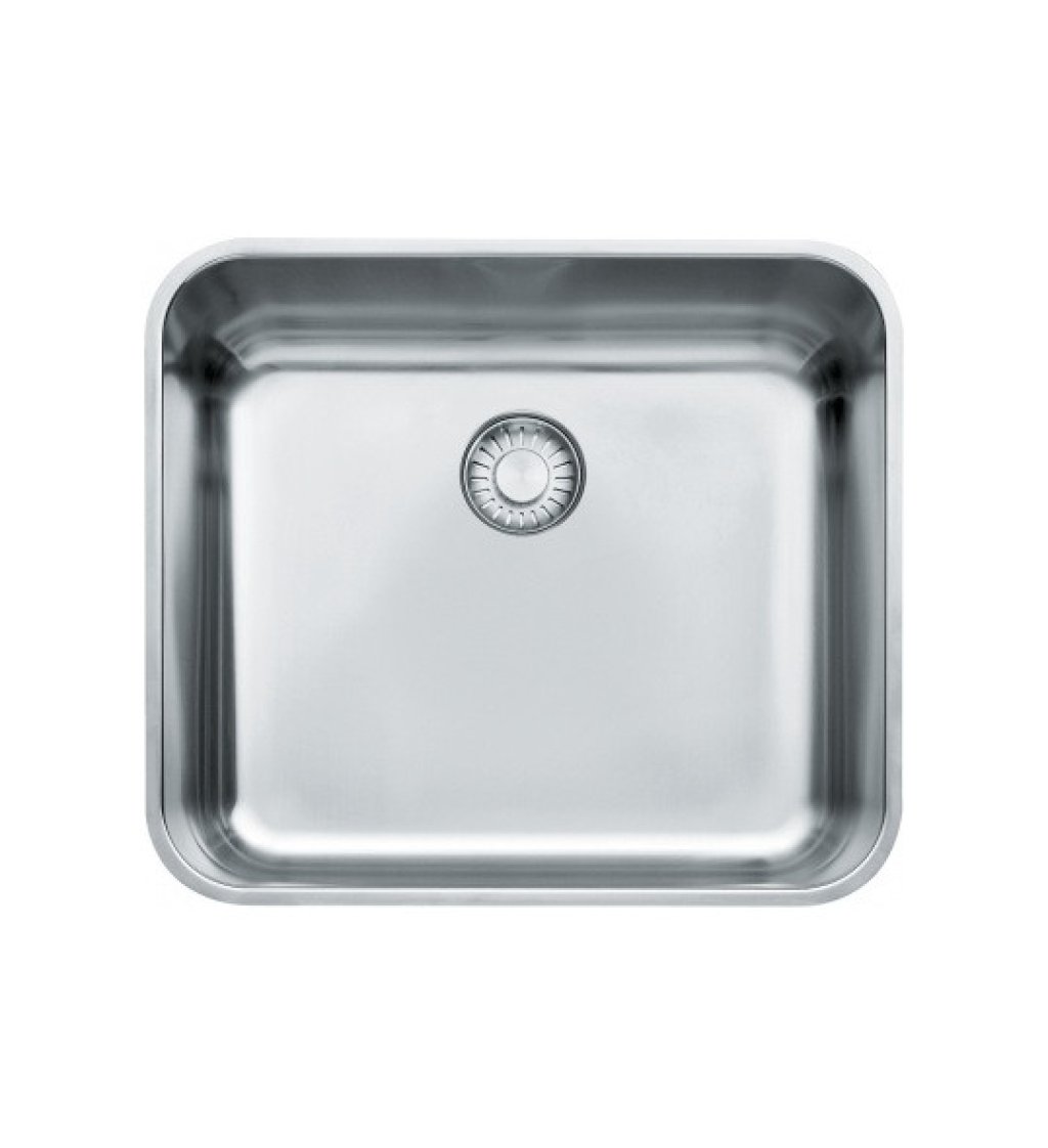 ranke Largo LAX 110‑45 RVS spoelbak, binnen 45×36 cm, buiten 59×44 cm, RVS.